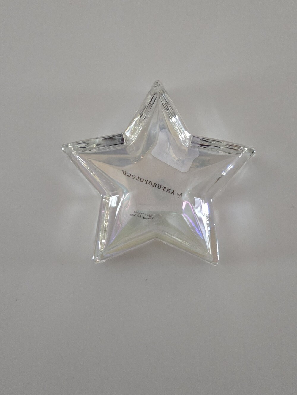 NWT Clear Cut Glass Star Trinket Dish - Picture 6 of 7